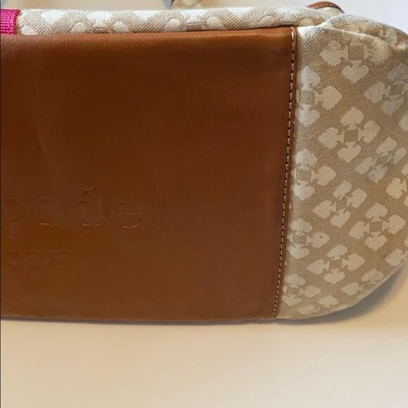 Kate Spade Stucco Stevie Canvas Baby Diaper Bag - Picture 4 of 16